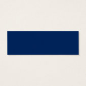 Nautical Wedding Navy Blue Registry Insert Kaart (Achterkant)