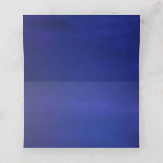 Nautical Wedding Red Blue Hydrangea Paint Drip Plaatskaartje (Binnenkant ongevouwen)