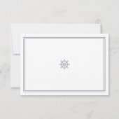Nautical Wedding RSVP Kaartje (Achterkant)