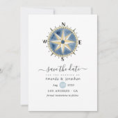Nautical Wedding Save the Date (Voorkant)