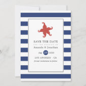 Nautical Wedding Save The Date (Voorkant)
