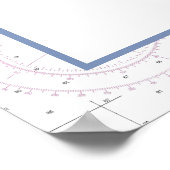 Nautical Wedding Seating Chart | Martha's wijngaar Poster (Hoek)