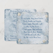 Nautical Wedding Vow Renewal Kaart (Voorkant / Achterkant)