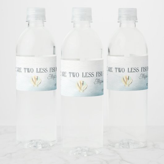 Nautical Wedding Water Labels Waterfles Etiket (Flessen)
