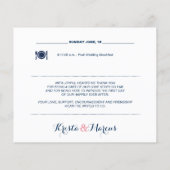 Nautical Wedding Weekend Itinerary 2 (Achterkant)