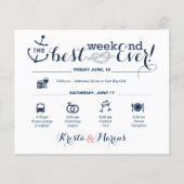 Nautical Wedding Weekend Itinerary 2 (Voorkant)