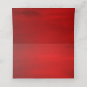 Nautical Wedding White Blue Waterverf Anchor Plaatskaartje (Binnenkant ongevouwen)