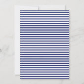 Nautical Wedmarine Blue Boat met speciale sockets Kaart (Achterkant)