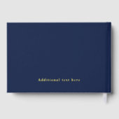 Nautical Welcome Aboard Add Name Boat Gastenboek (Achterkant)