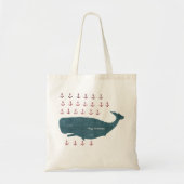 Nautical Whale Anchors Preppy Tas (Voorkant)