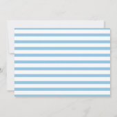 Nautical Whale Chalkboard 1st Birthday Invitation Kaart (Achterkant)