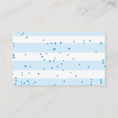 Nautical Whale Diaper Raffle Ticket (jongen) Informatiekaartje (Achterkant)