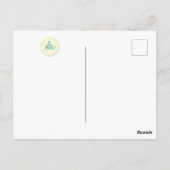 Nautical Whale Pastel Baby shower Uitnodiging (Achterkant)