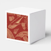  Nautical Whale Red Baby shower Bedankdoosjes (Achterkant)