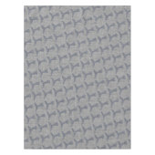 Nautical Whale Tail Line Art Tafelkleed (Voorkant)