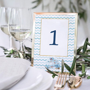 Nautical Whale Under the Zee Baby shower Verjaarda Kaart