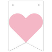 Nautical White and Pink Bunting Vlaggetjes (Tweede vlag)