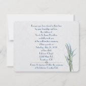 Nautical White Lighthouse vow vernieuwing Kaart (Achterkant)