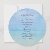 Nautical White Lighthouse Wedding Uitnodiging (Achterkant)