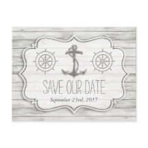 Nautical Whitewash Wood Beach Wedding Collectie
