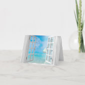Nautical Window Blank Note Kaart (Voorkant)