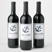 Nautical Wine Bottle labelt het avontuur Wijn Etiket (Flessen)