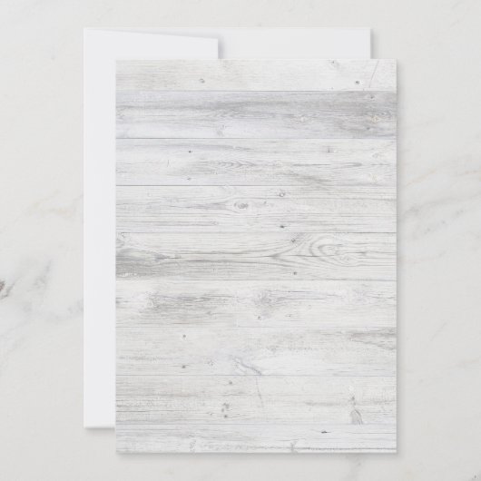 Nautical Wood Happy Vaderdag Photo Kaart (Achterkant)