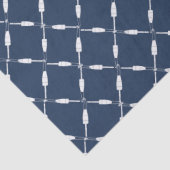 Nautical Wooden Buoys Pattern Illustrated Tissuepapier (Detail)