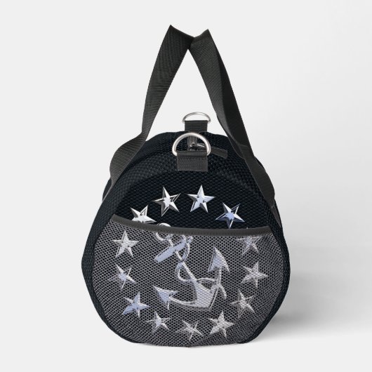 Nautical Yacht Flag Chrome Ensign on Grille Print Plunjezak (Rechts)