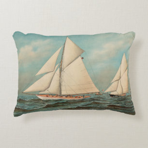 Nautical Yachts Racing #1 Accent Kussen