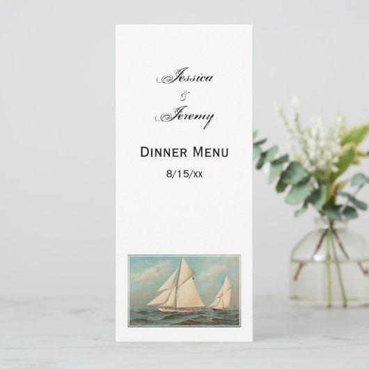 Nautical  Yachts Racing #1 Kaart (Staand voorkant)