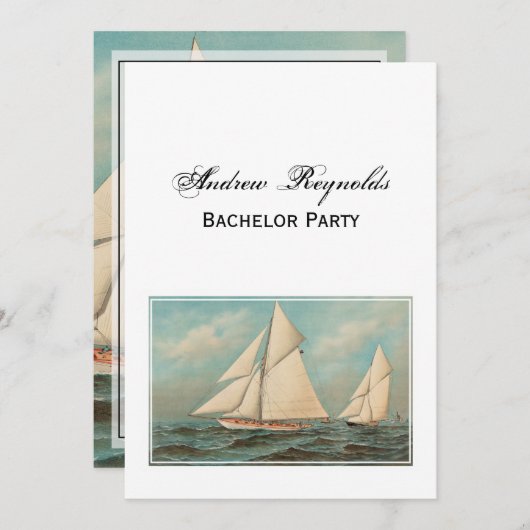 Nautical  Yachts Racing #1 Kaart (Voorkant / Achterkant)