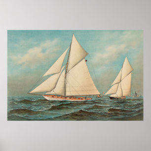 Nautical Yachts Racing #1 Poster