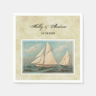 Nautical Yachts Racing #1 TS Achtergrond Servetten