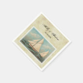 Nautical Yachts Racing #1 TS Achtergrond Servetten (Hoek)