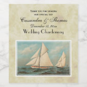 Nautical  Yachts Racing #1 Wijn Etiket