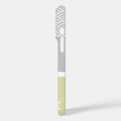 Nautical Yellow and Grey Anchor Fish Weather Vane Case-Mate iPhone Case (Achterkant / Links)