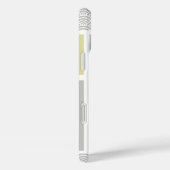 Nautical Yellow and Grey Anchor Fish Weather Vane Case-Mate iPhone Case (Achterkant / Rechts)