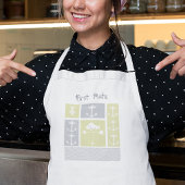 Nautical Yellow and Grey Anchor Fish Weather Vane Standaard Schort