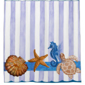 Nautical Zee Creaters Shower Curtain Douchegordijn (Voorkant)
