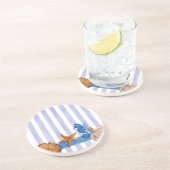 Nautical Zee Creats Zandsteen Onderzetter (Zijkant)