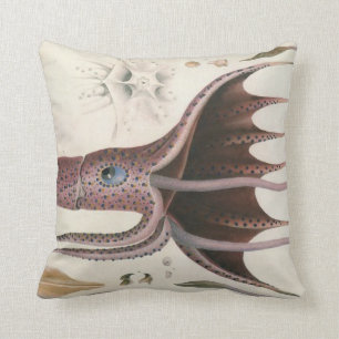 Nautical/Zee Life/Squid/Octopus 20-inch Pillow Kussen