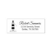 Nautical Zee Lighthouse Adres 2 Rubberstempel (Afrduk)