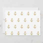 Nautical Zijne verjaardag Uitnodiging tot herroepi (Achterkant)