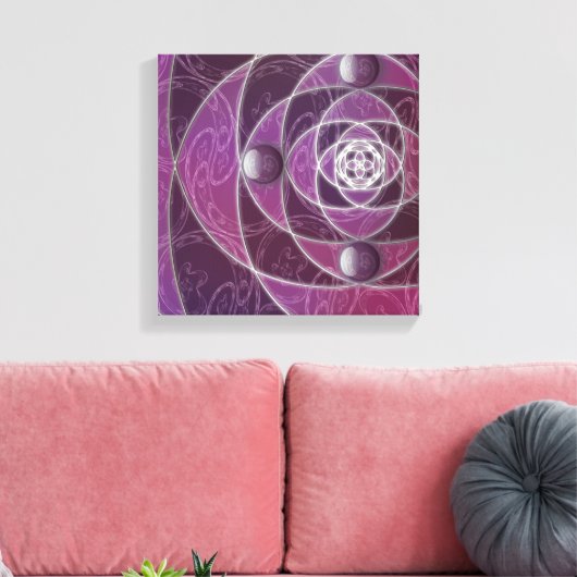 Nautilina Canvas Print (Insitu (Woonkamer))