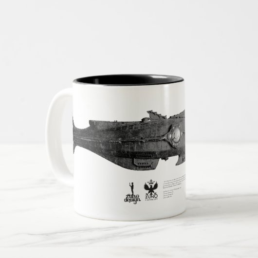 _Nautilus_01 Tweekleurige Koffiemok (Voorkant links)