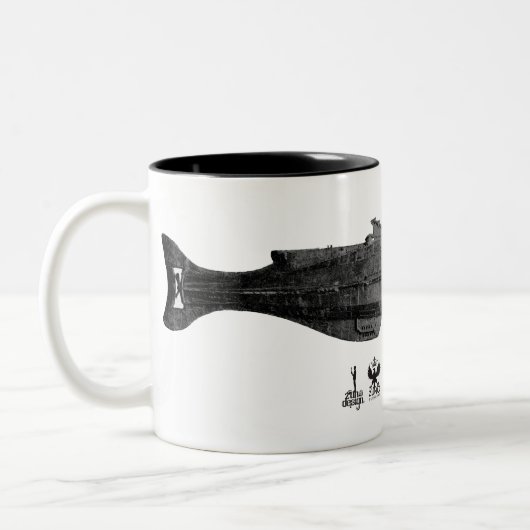 _Nautilus_01 Tweekleurige Koffiemok (Links)