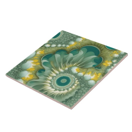 Nautilus Abstract Tegeltje (Zijkant)