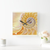 Nautilus Acryl Wandklok (Huis)