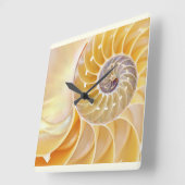 Nautilus Acryl Wandklok (Hoek)
